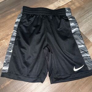 Nike Black and Gray Kids Shorts